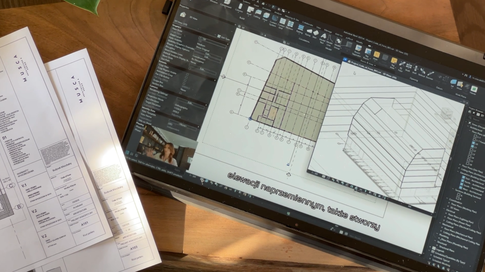 Projektowanie w Revit kurs krok po kroku Code of Form